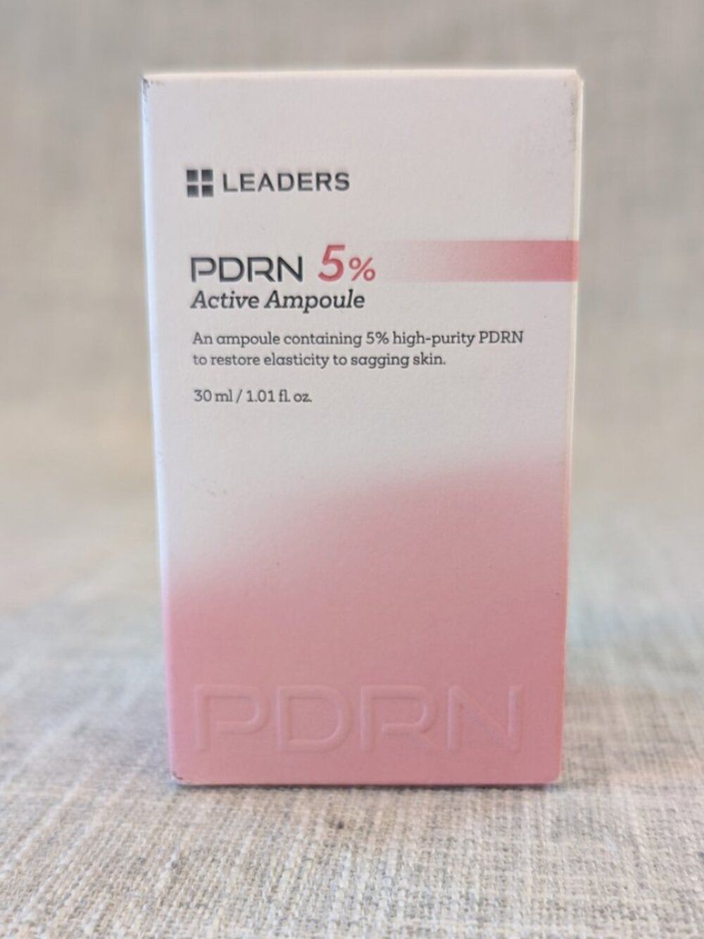 K-Beauty PDRN 5% Active Ampoule, LEADERS Korean Anti Aging Serum, NEW Exp: 7/28